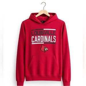 Louisville Cardinals Junior’s Gen 2 Red size XL Mascot hoodie.  NCAA Louisville